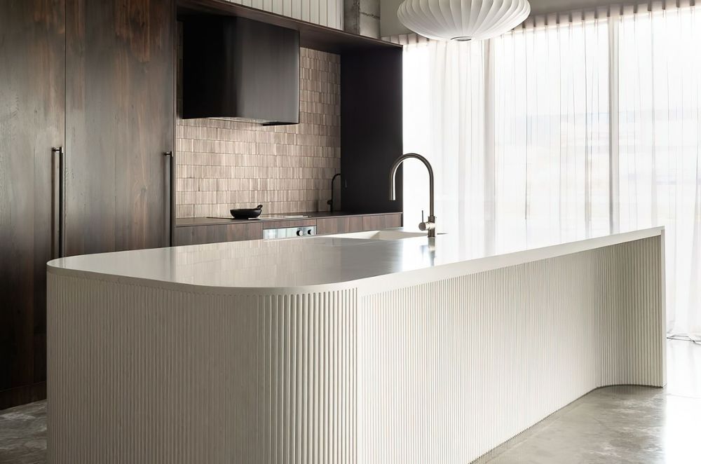 Arcrylic benchtop.