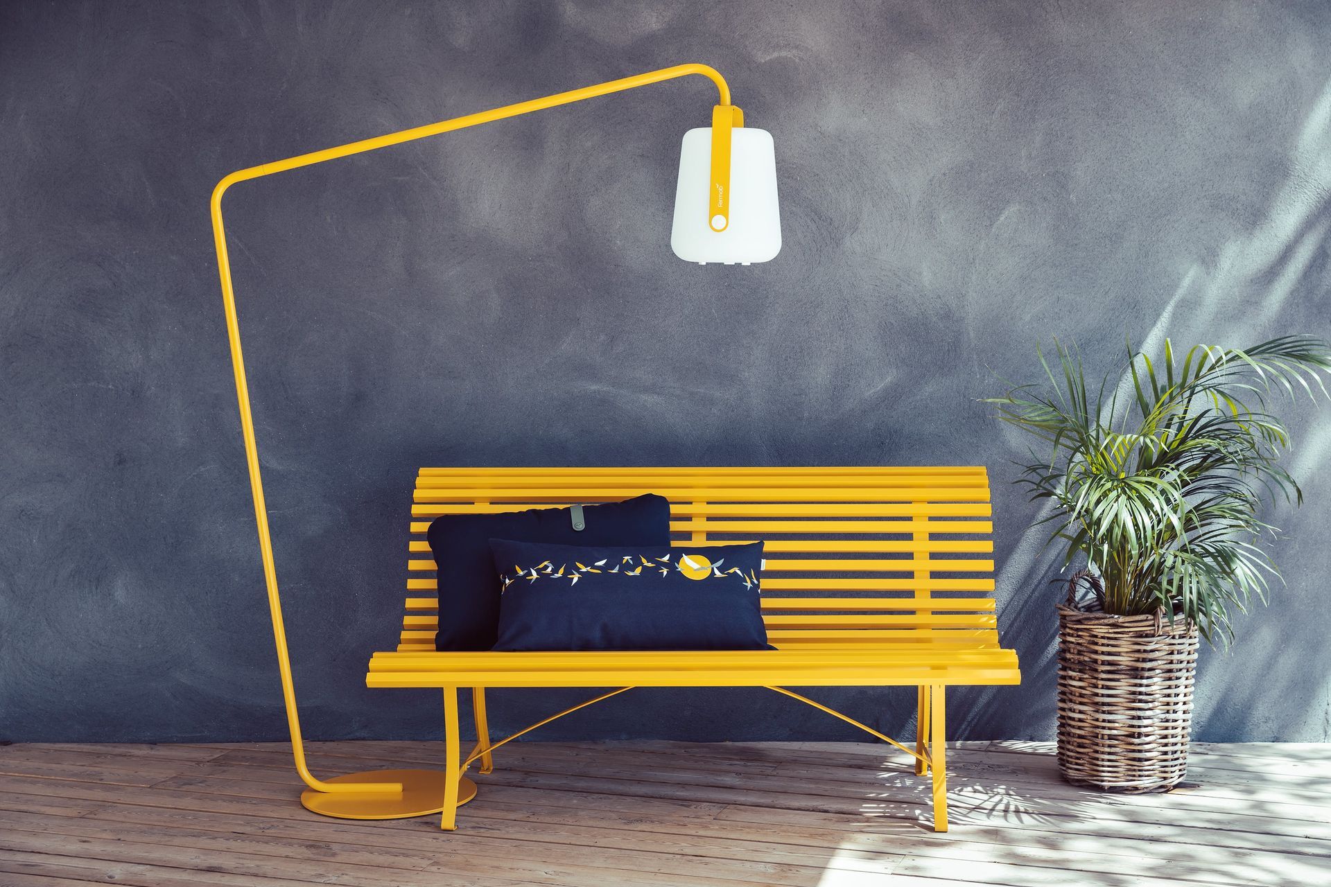The Balad Garden Lamp Offset Stand by Fermob from Jardin Outdoor Furniture comes in six colours.