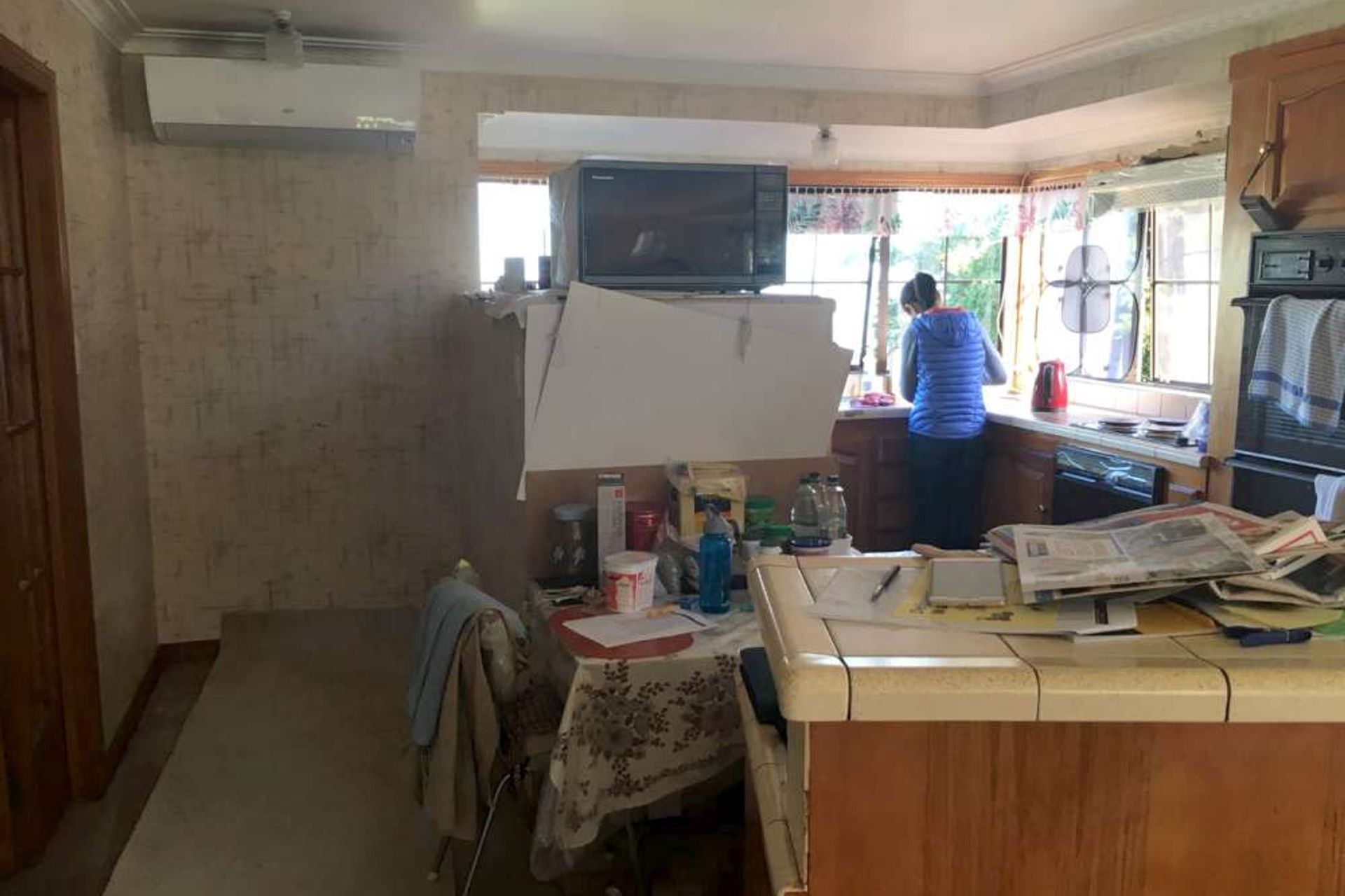 BEFORE The kitchen was renovated