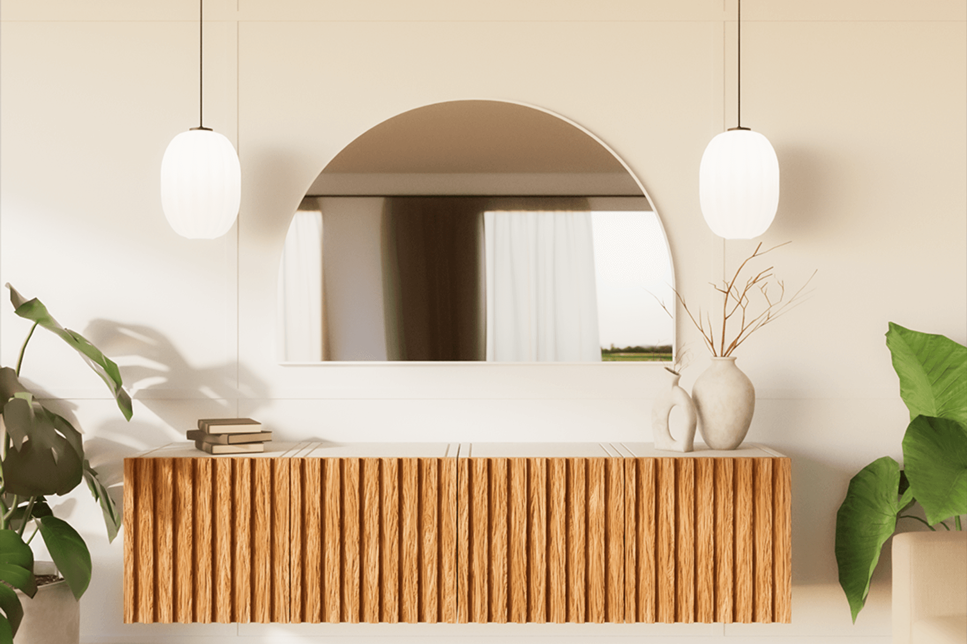 This Arch Mirror is an incredibly refined choice for a clean and classical aesthetic