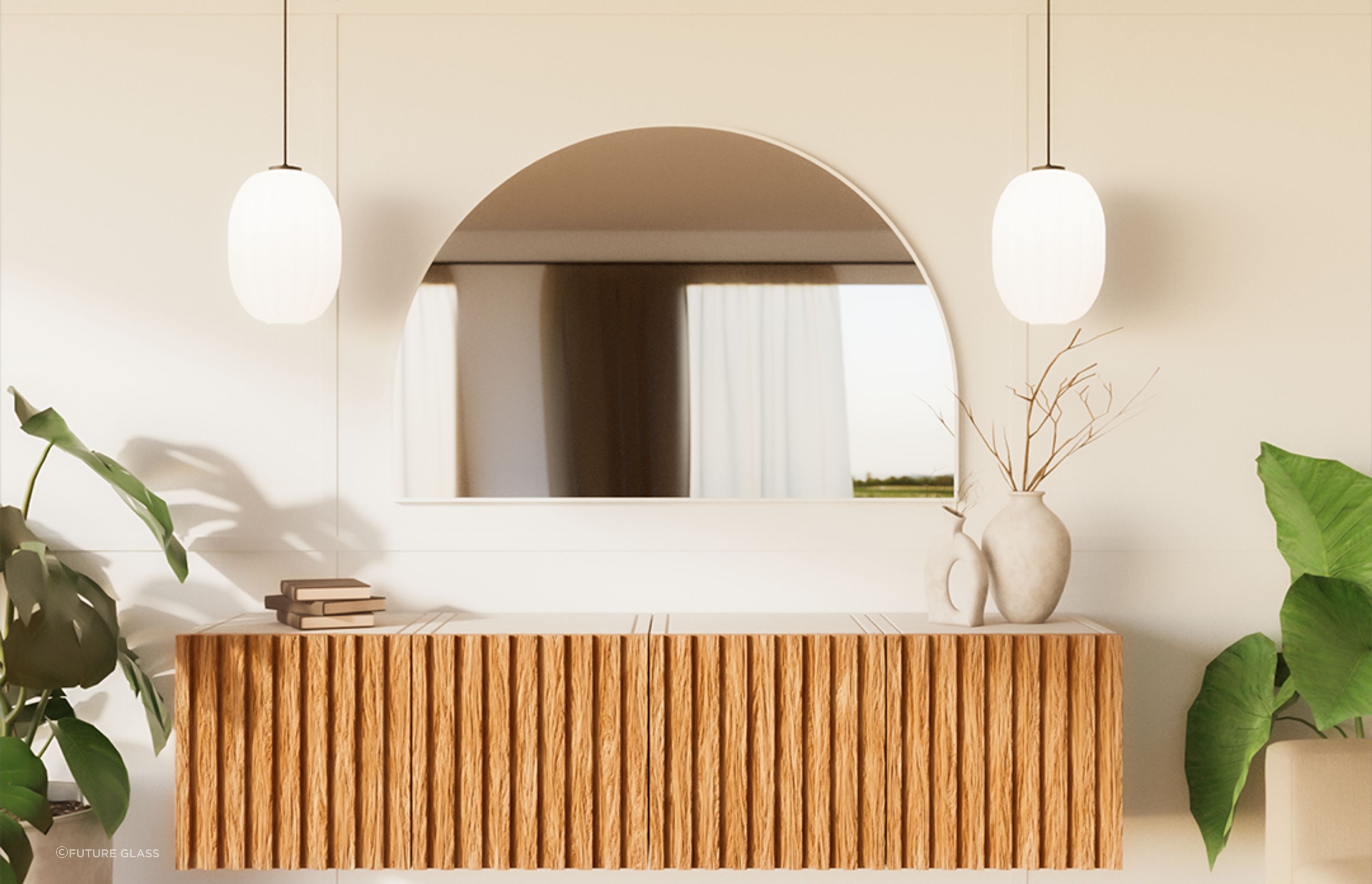This Arch Mirror is an incredibly refined choice for a clean and classical aesthetic