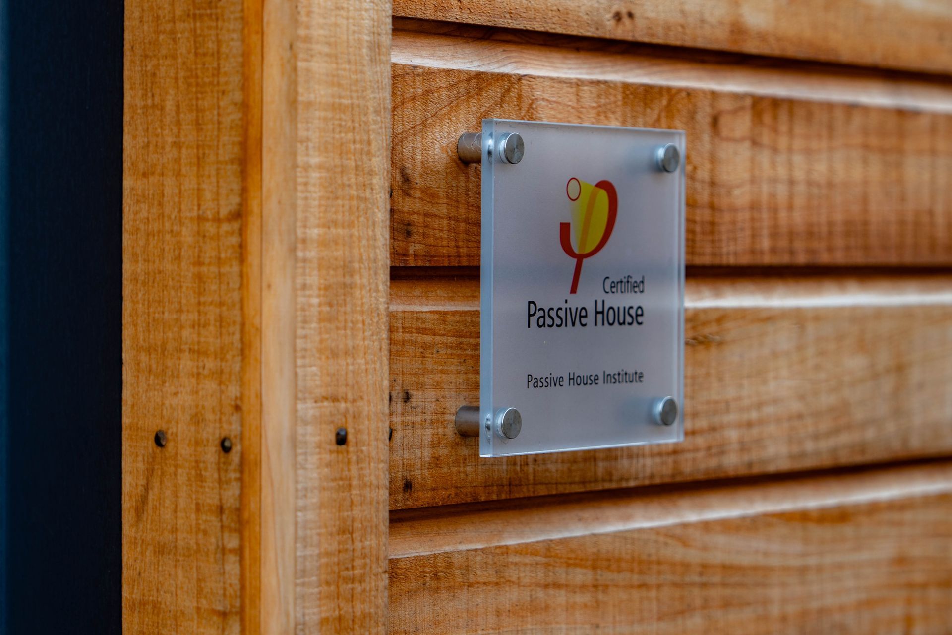The home has been certified by the Passive House Institute.