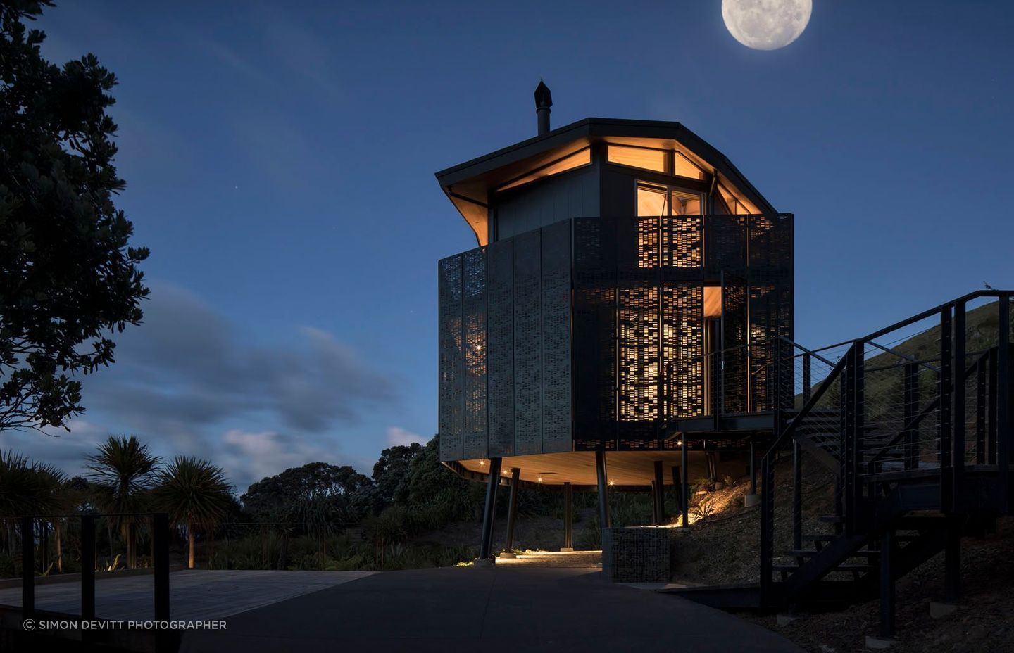 DNA House, Coromandel, designed by Crosson Architects.