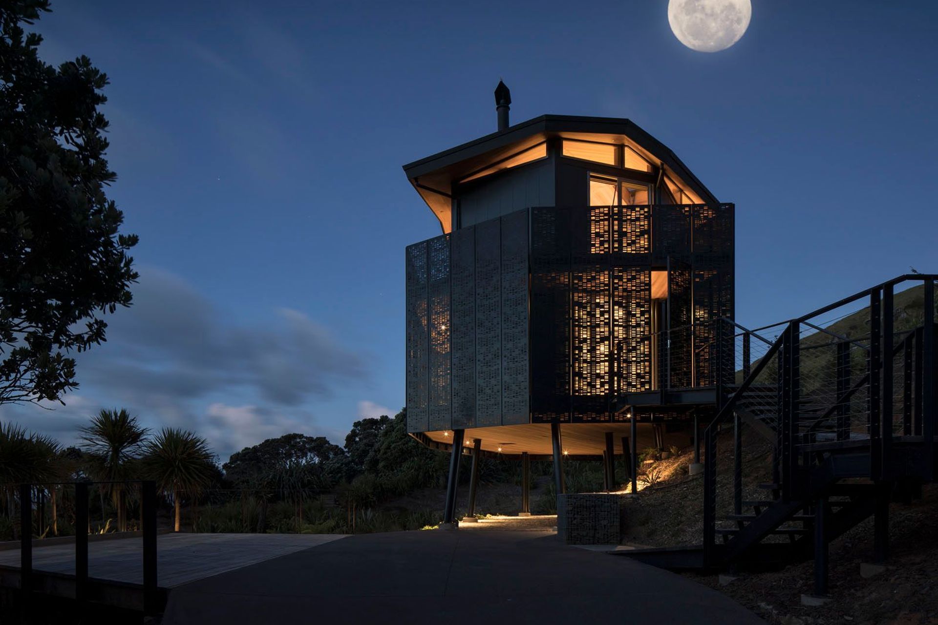 DNA House, Coromandel, designed by Crosson Architects.