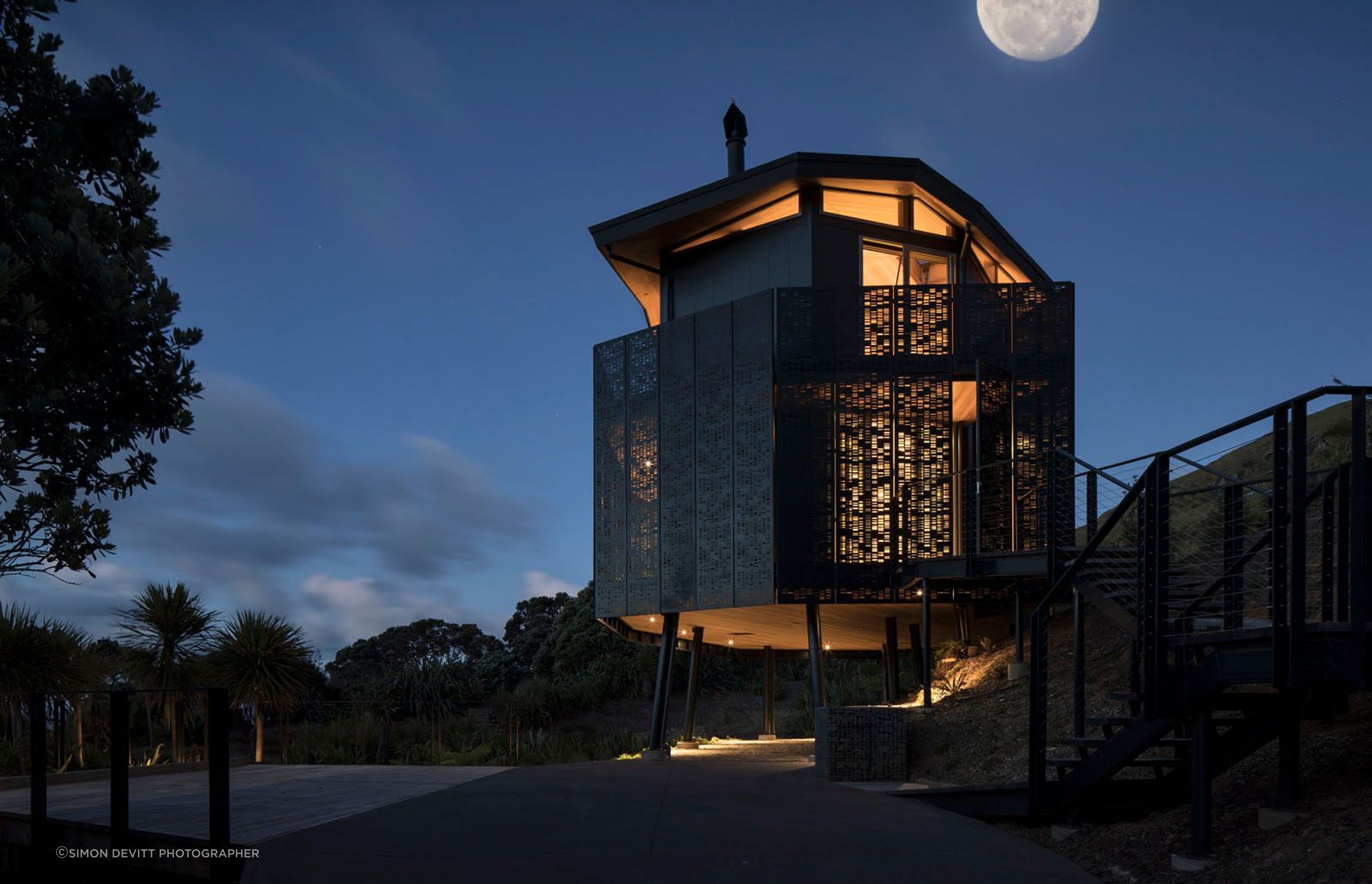 DNA House, Coromandel, designed by Crosson Architects.