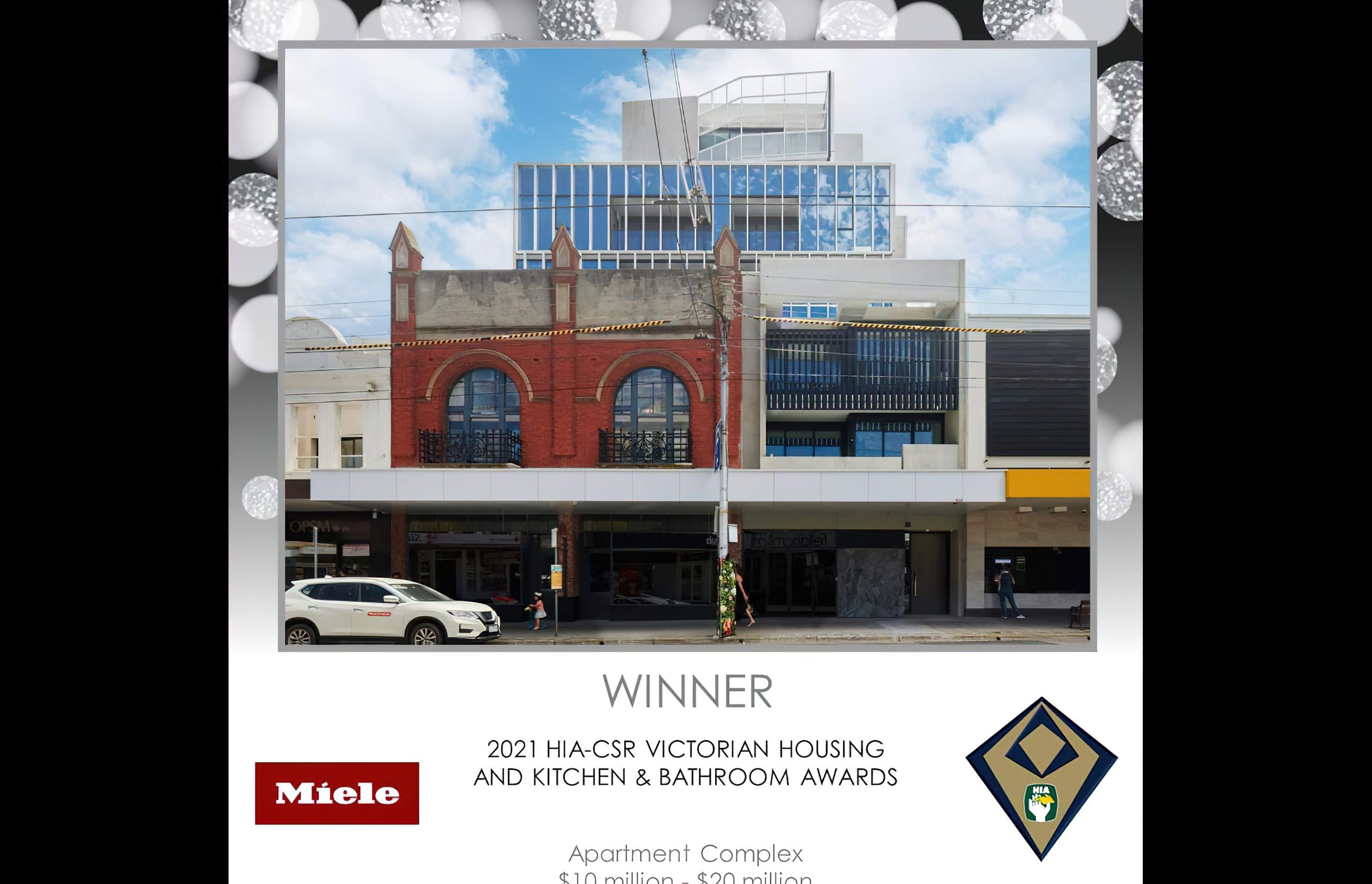 Winner of 2021 Victorian Apartment Complex $10 million – $20 million