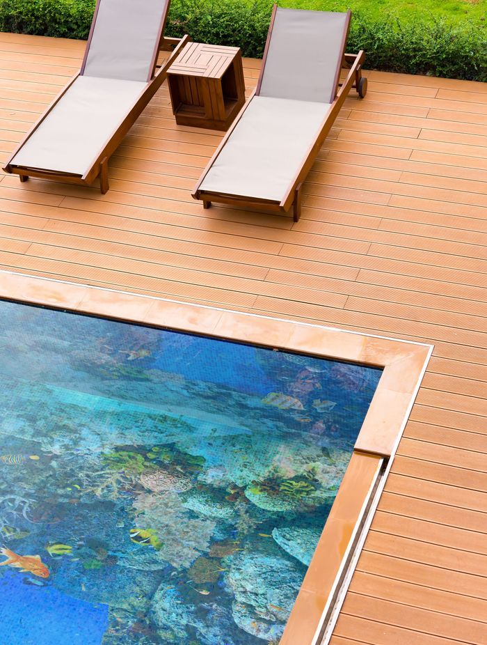 Digital images can now be printed directly onto tiles to create unique pool scapes.