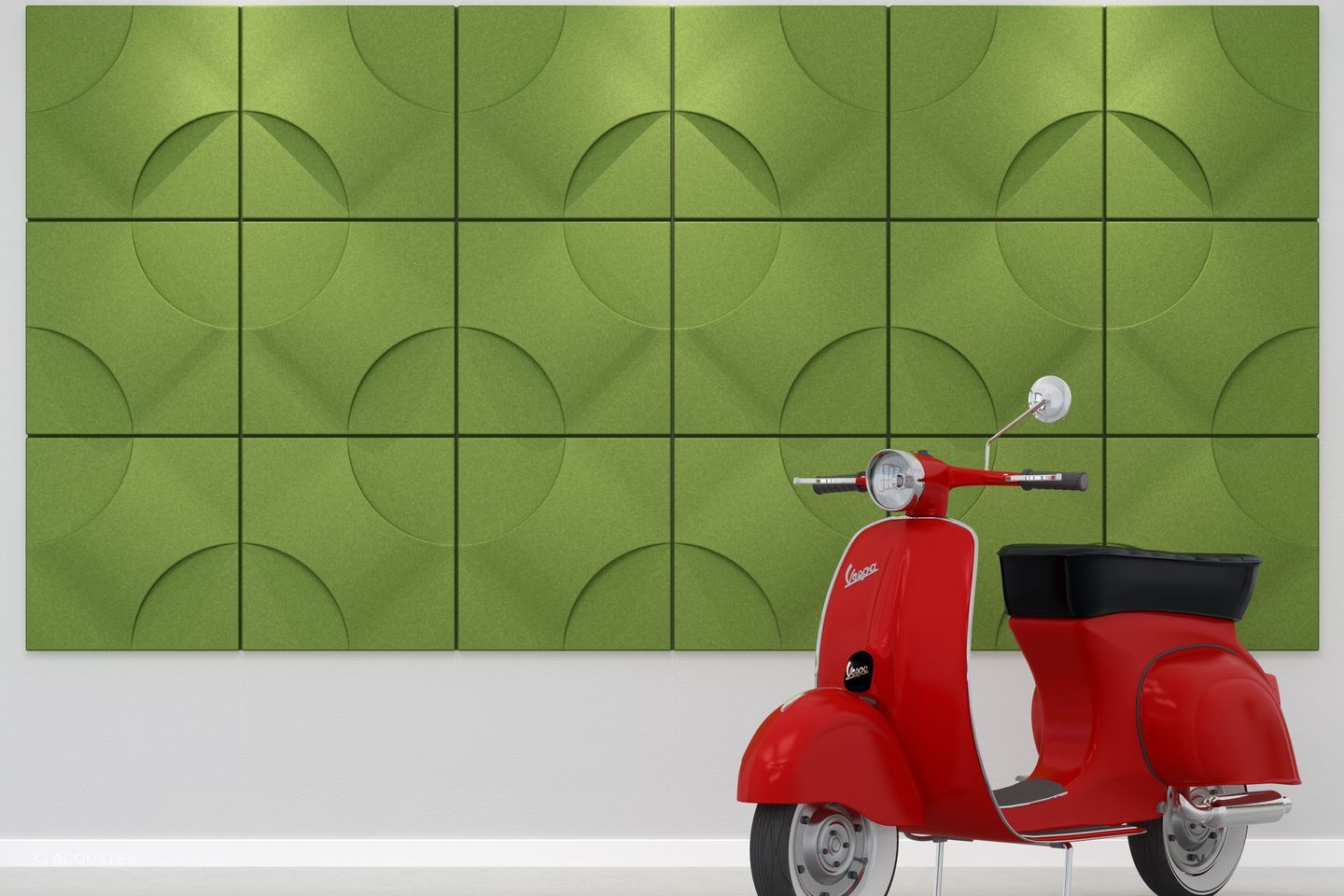 The process of improving sound quality within a space is known as acoustic treatment.