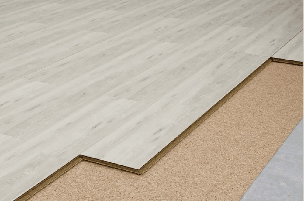Acoustic cork underlay is an ideal choice for using under all types of hard flooring surfaces.