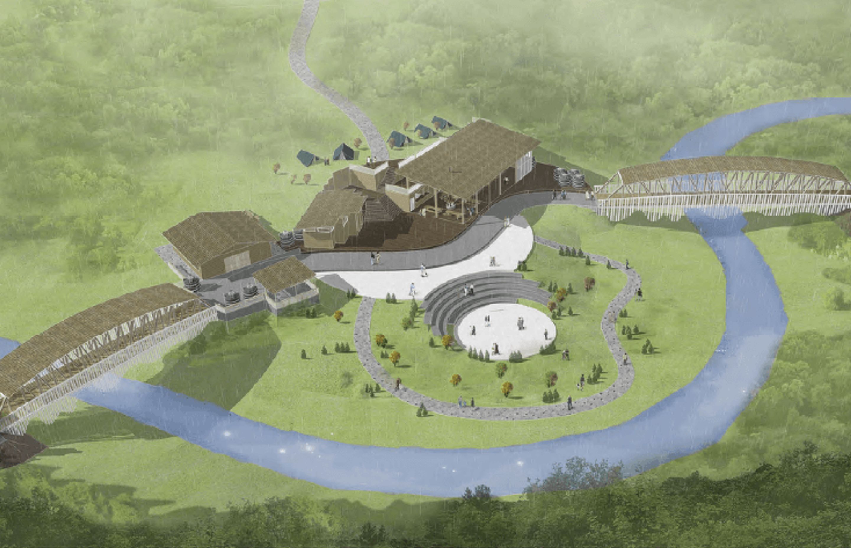 Adventurous UQ students on the right track with durable timber bridge model