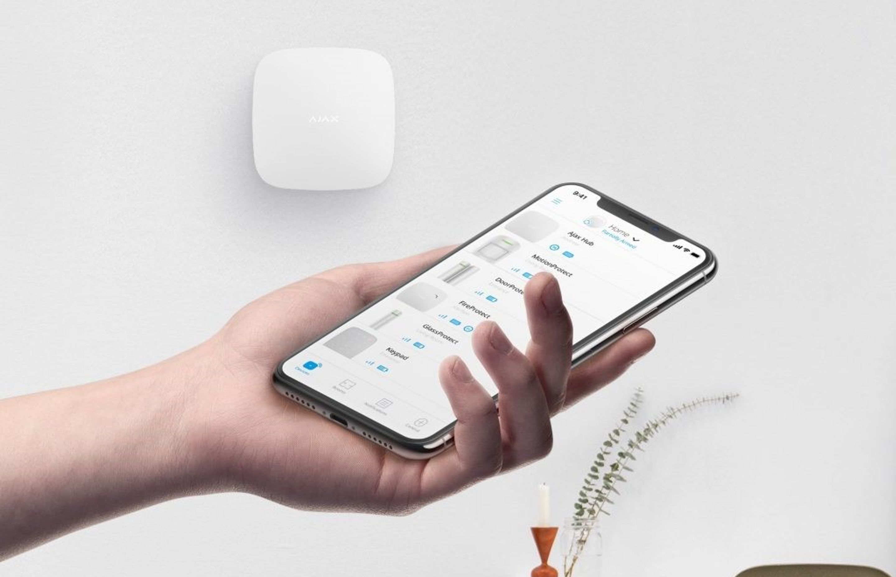 Ajax wireless security system