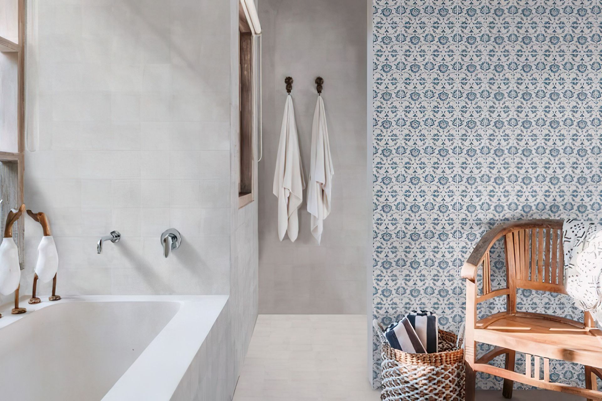 The stunning Alice collection includes a selection of striking pattern tile options as well as matte finished solid coloured tiles, allowing you to mix and match these luxurious options to create a unique look in your new bathroom design scheme.