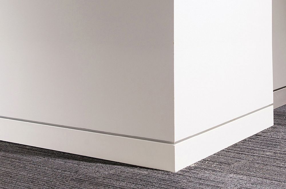 Alubase Shadowline Aluminium Skirting by EZ Concept