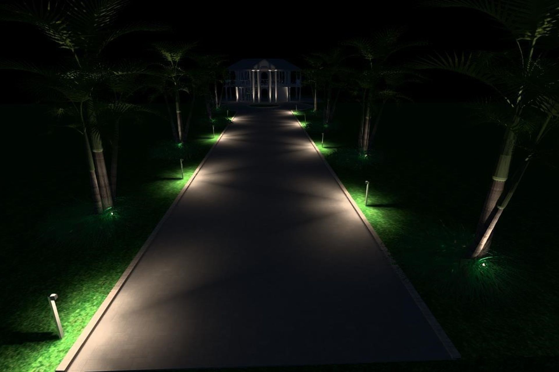 Hunza Arch Bollard Square Lights from Hunza Lighting