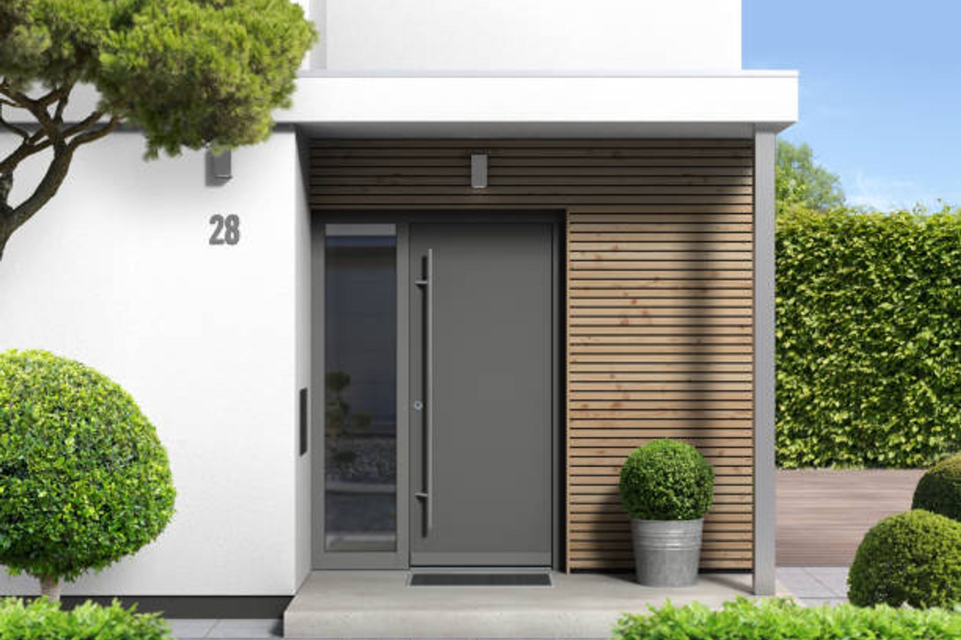 Example of an Architecturally Designed Plaster Home | Photo Credit – iStock