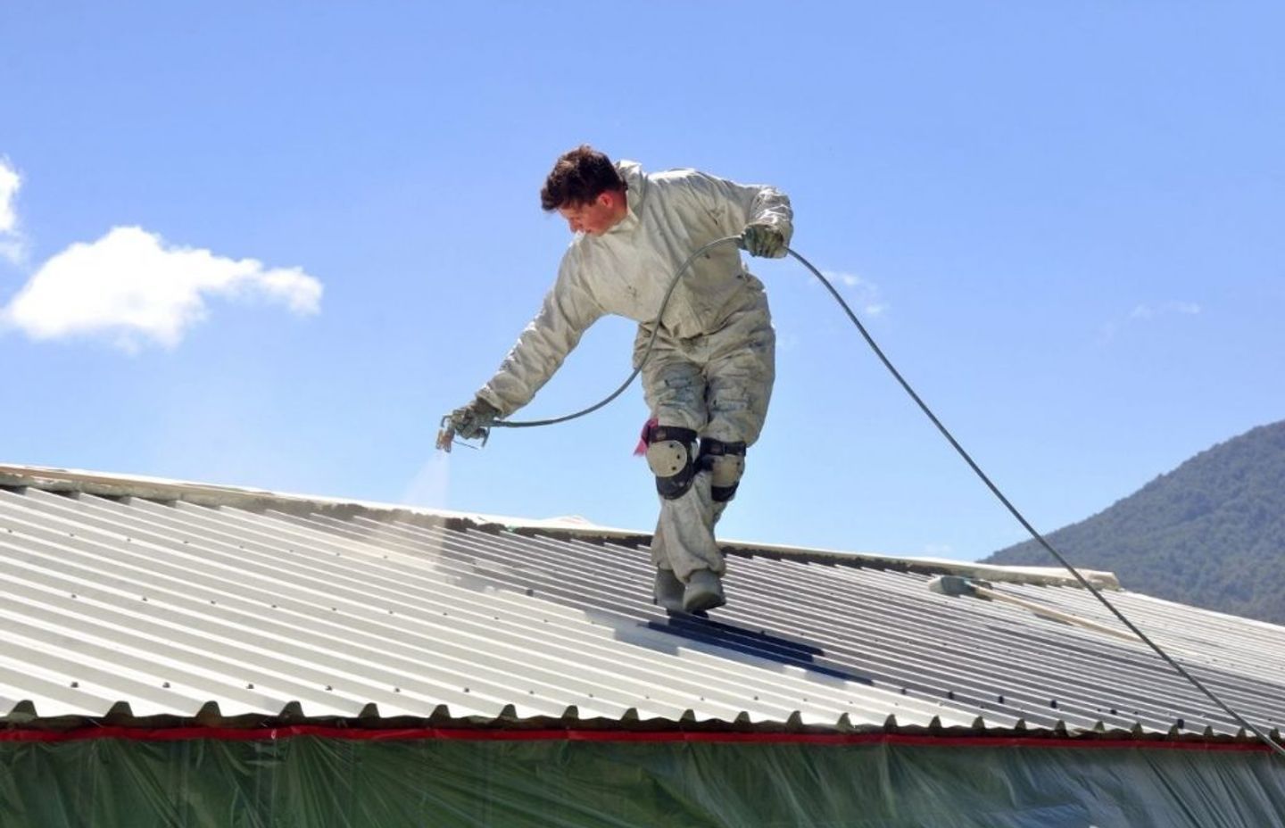 Residential Roof Preparation and Painting