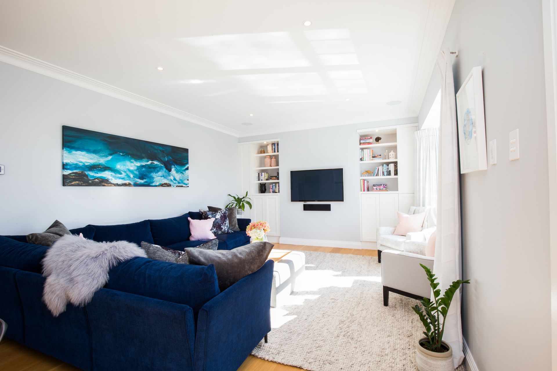 Portland Road living space interior project.