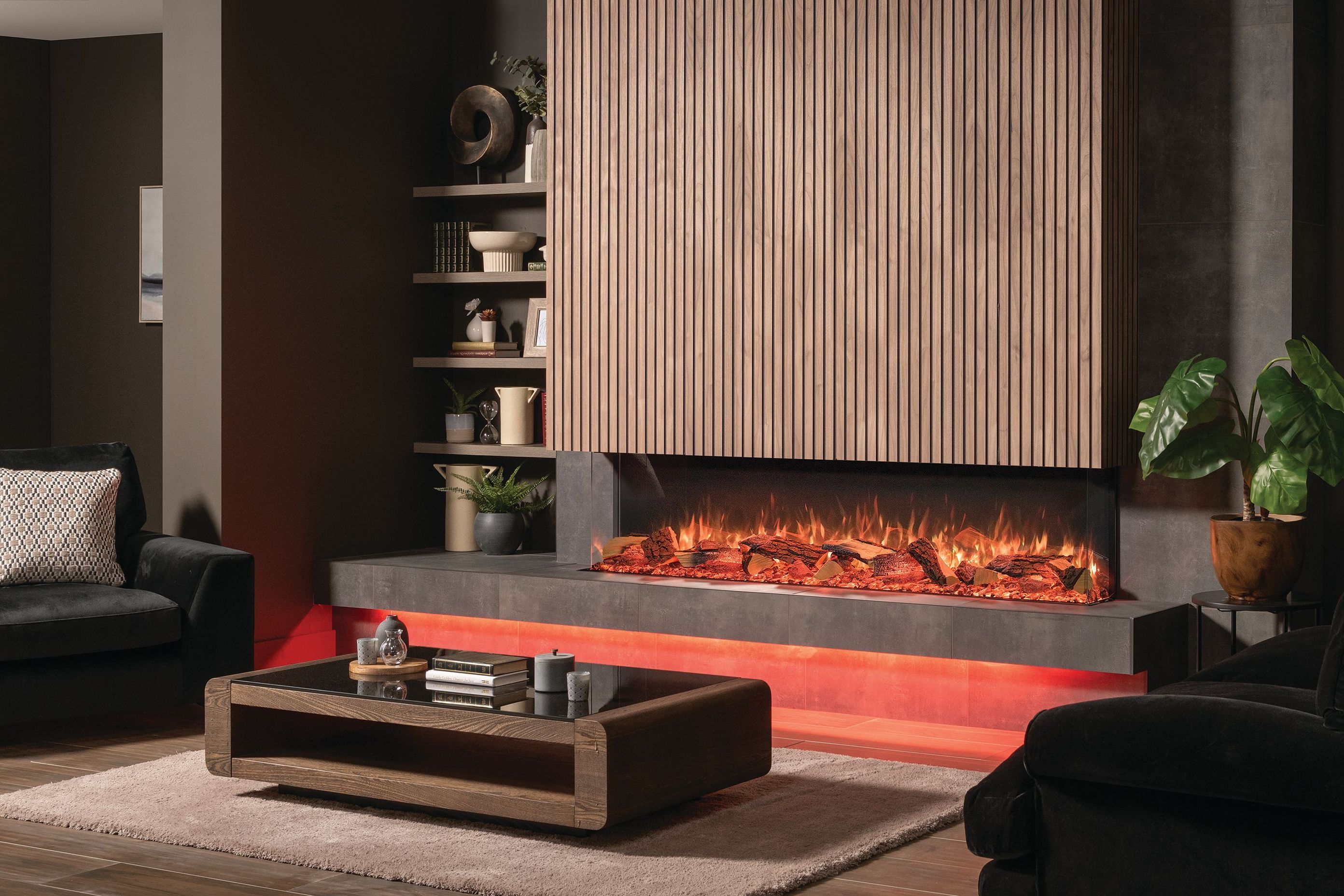 The Onyx Avanti Electric Fireplace Range almost has to be seen to be believed as a great showcase of technology and innovation.