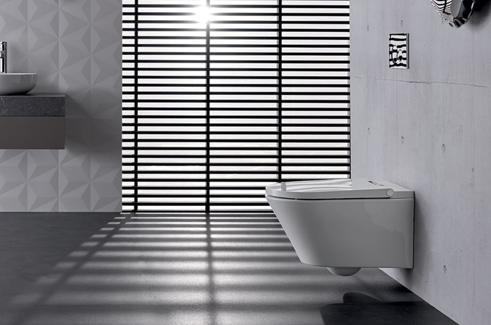 The latest in intelligent toilets, minimised to perfection