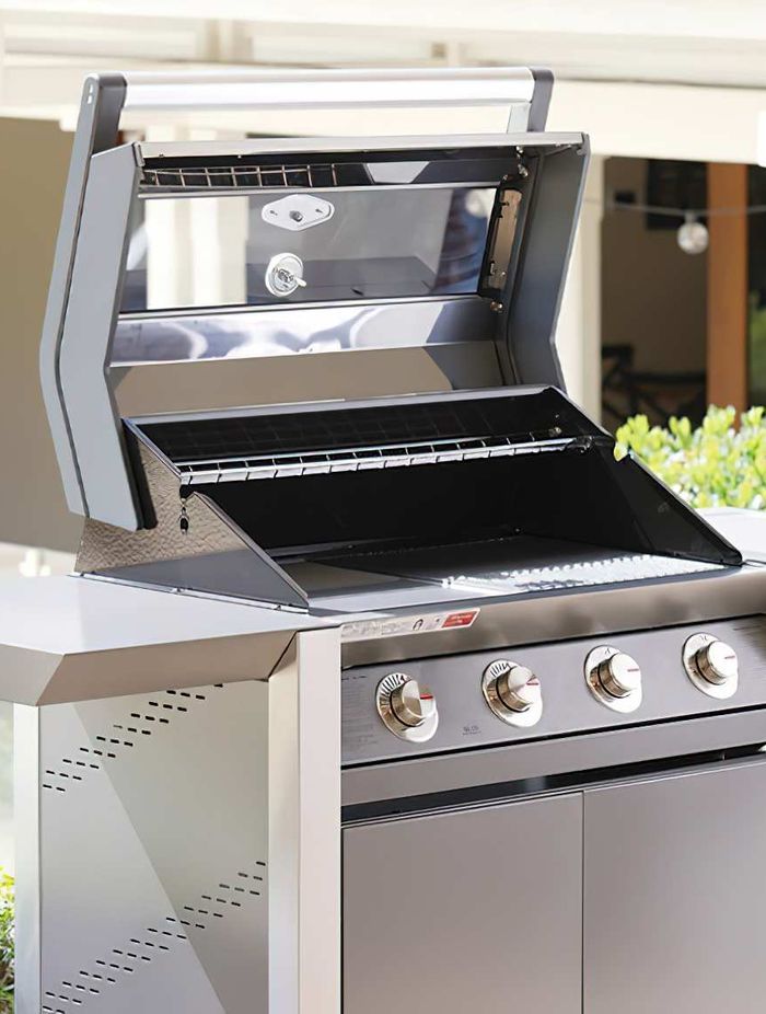 BeefEater 1600 Series Dark BBQ & Trolley with Side Burner (BMG1641DA)