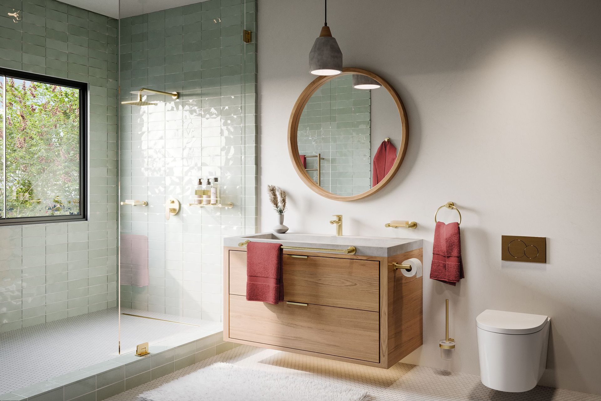 Bathroom Butler Champagne Gold 4600 Series Bathroom Accessories