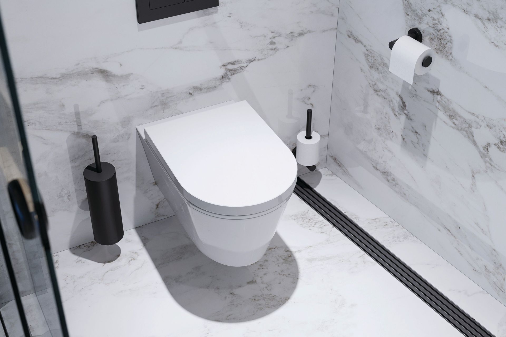 Bathroom Butler Matt Black 4600 Bathroom Accessories