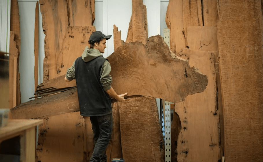 The beauty in imperfection: Dylan McKay is carving a story in timber