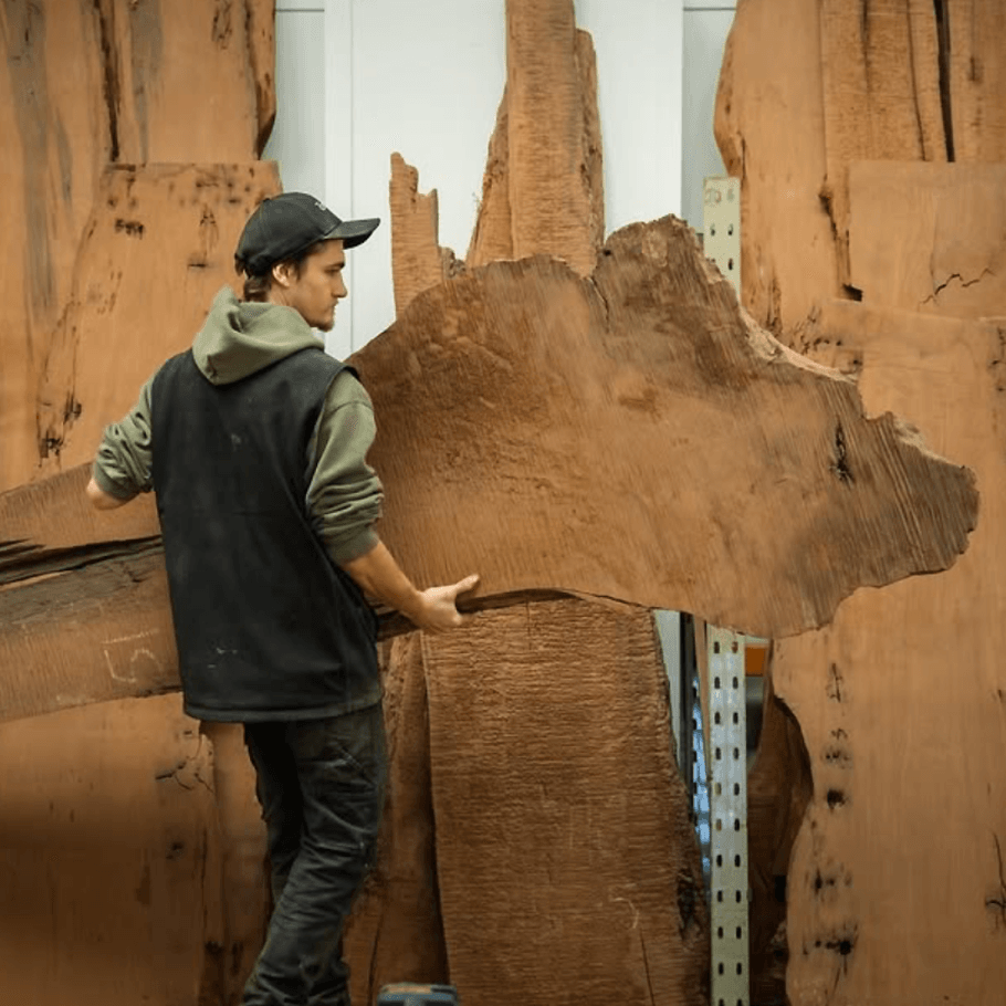 The beauty in imperfection: Dylan McKay is carving a story in timber