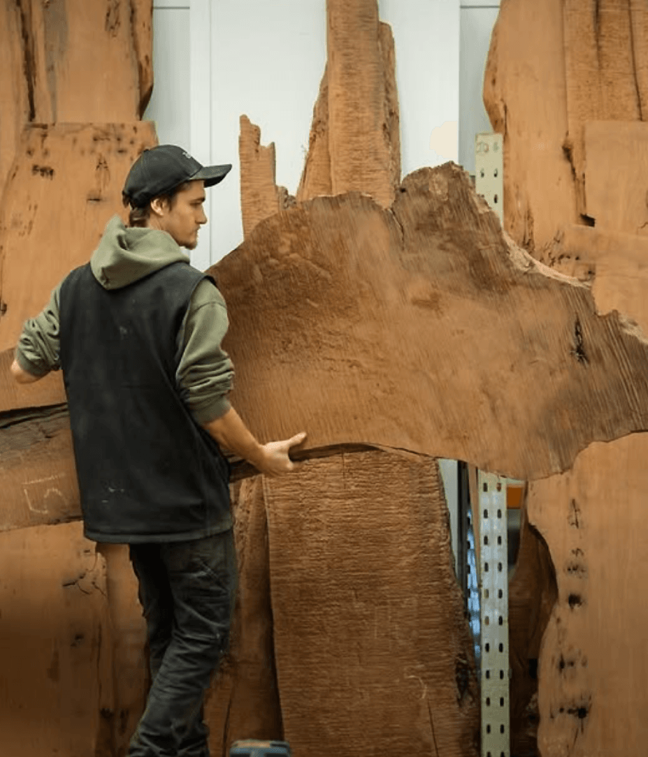 The beauty in imperfection: Dylan McKay is carving a story in timber