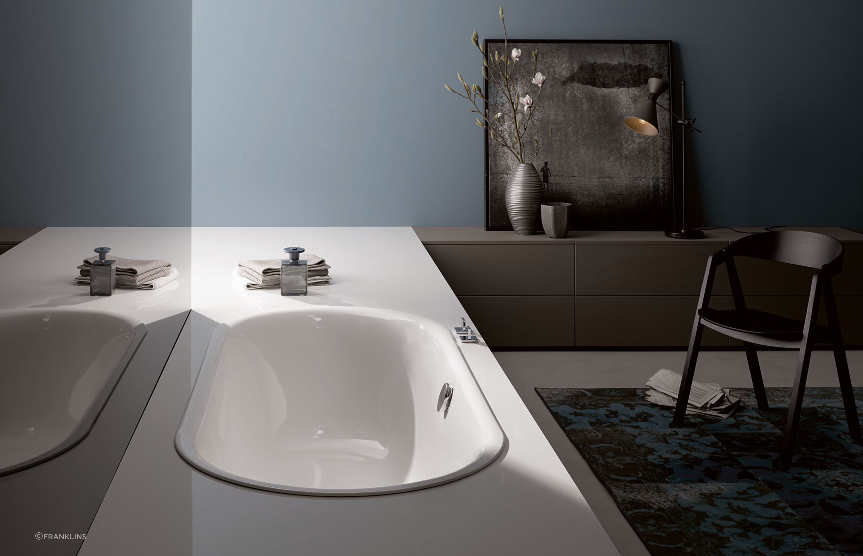 The sleek and subtle BetteLux Oval Drop-in Bath can make any space work