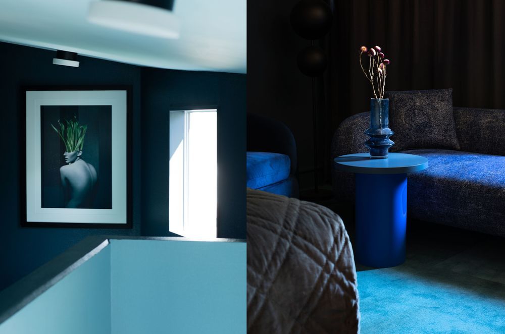 The Dulux Colour Awards 2021 NZ Grand Prix winner - Undercurrent with Central Hotel by Naumi Hotels. Designer: Olivia McFarlane, Undercurrent. Photographer: Tim Pierce, Two Bearded Men.