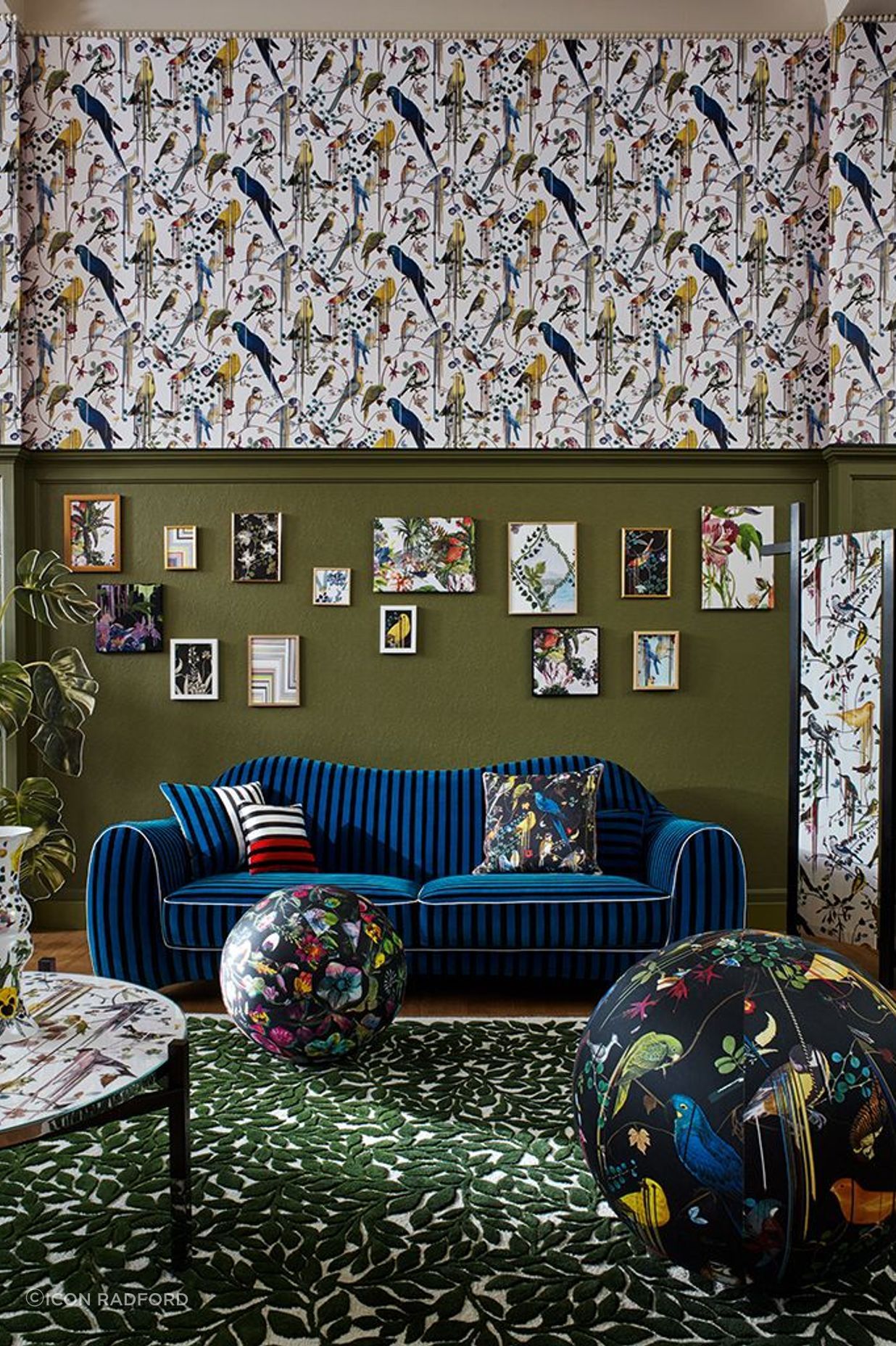 Bosquet Roseau Rug by Christian Lacroix