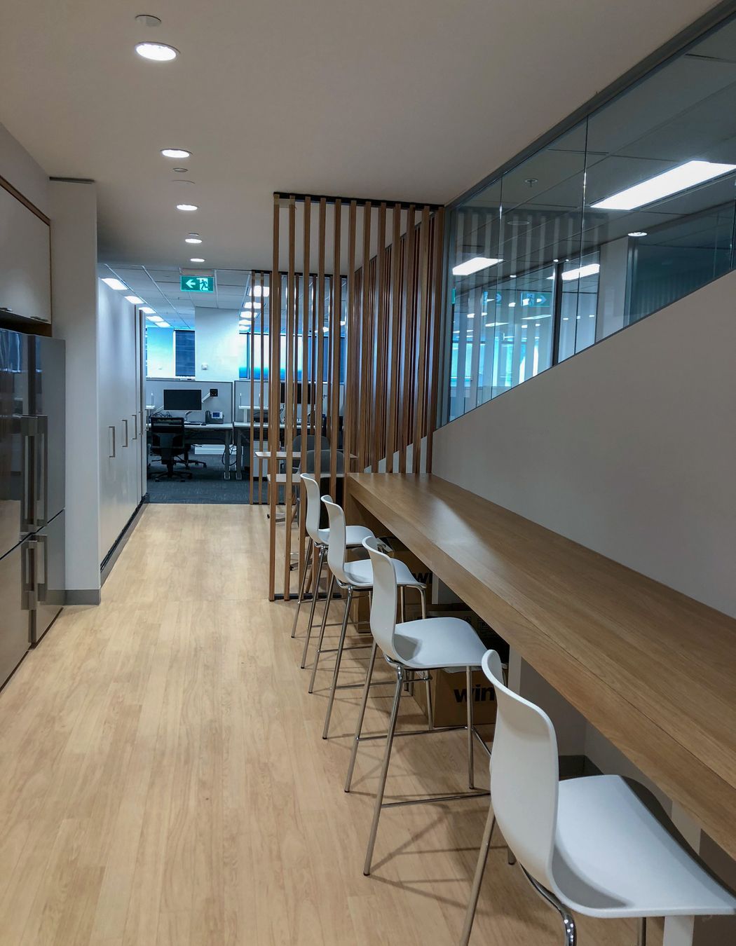 Woodside Design and Technology Building (monash)  Casual, collaborative discussion areas are increasingly popular
