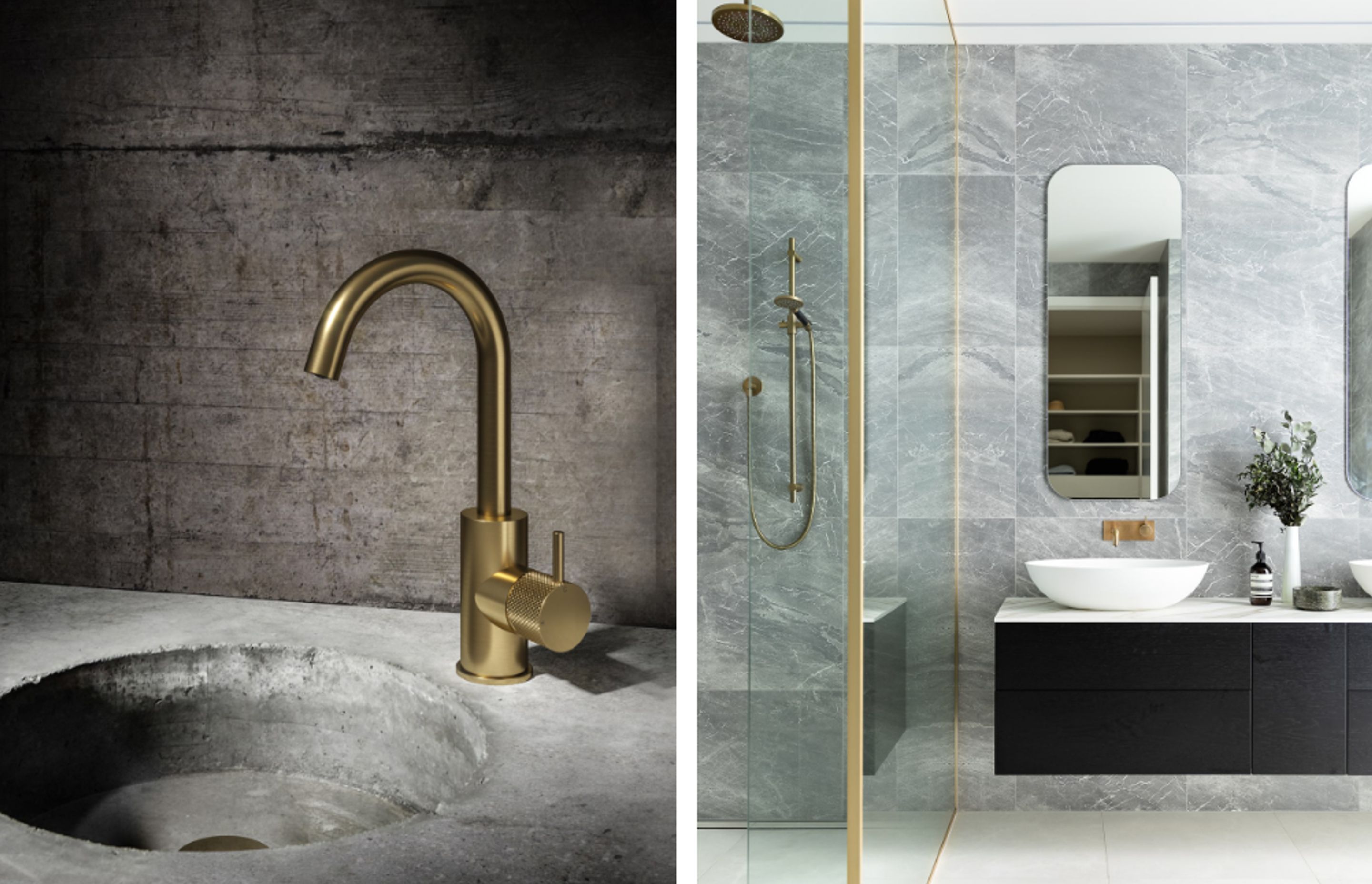 Buddy X, Brushed Brass PVD | Gezellig Interiors, Bethlehem Residence