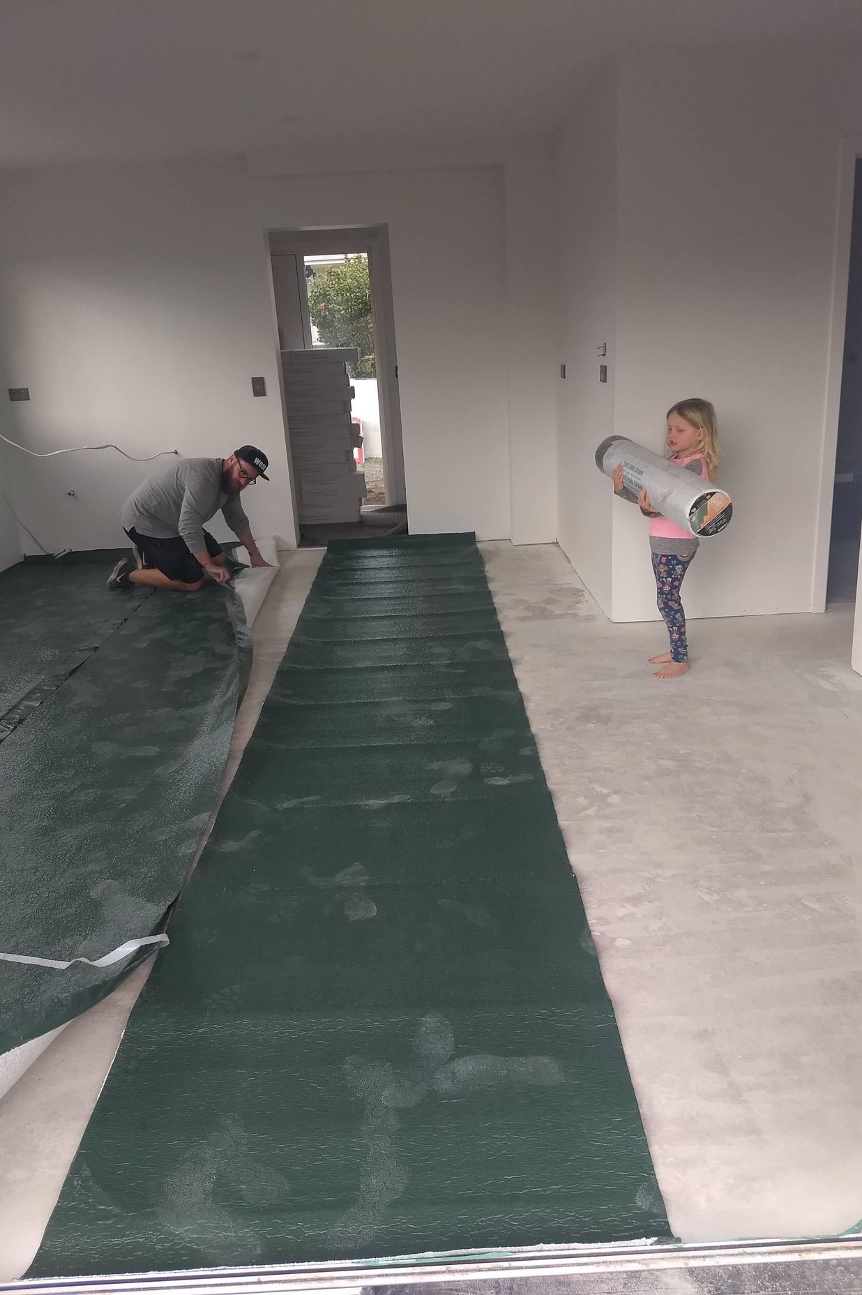 DIY bamboo flooring – a real family affair!