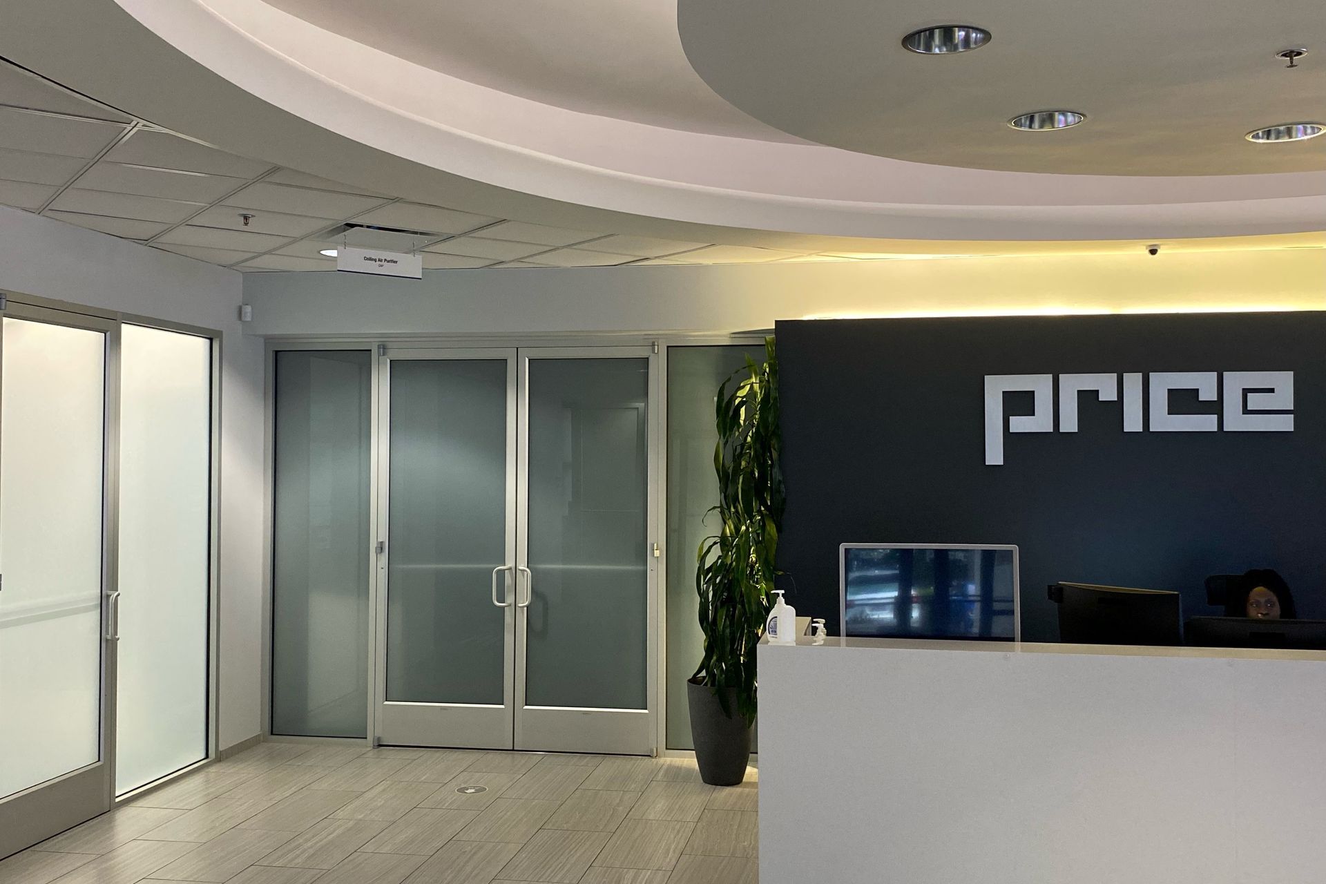 Reception areas are an especially notable space for human congregation, so should be a priority when considering air purifiers.