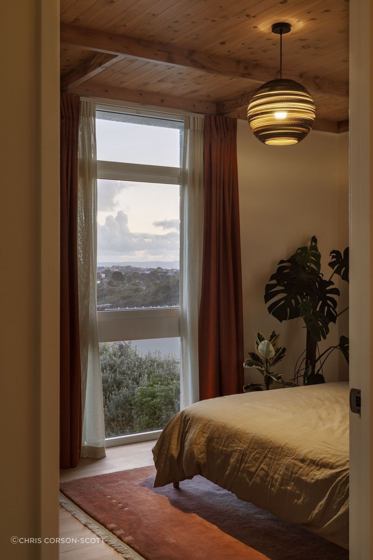 Interior Design and Architecture by Chris Corson Scott and Pac Studio – Bedroom with Monza Bed