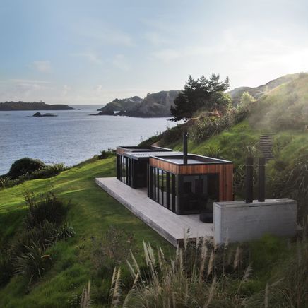 Faraway cove: intrepid global explorers build a romantic tiny home