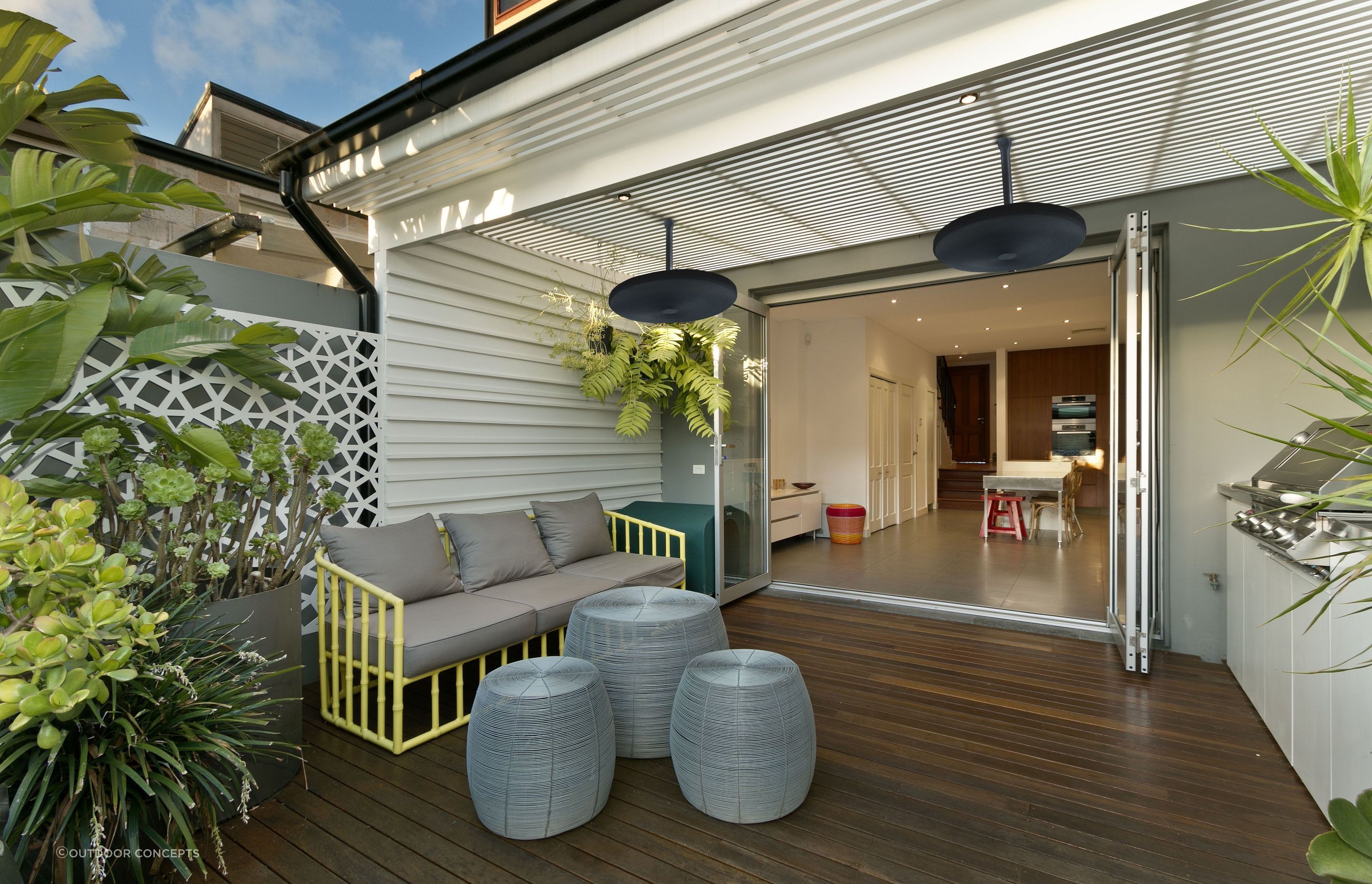 Strategically-hung electric heaters like these Caloray disc heaters can make electric heaters more cost-effective to run.