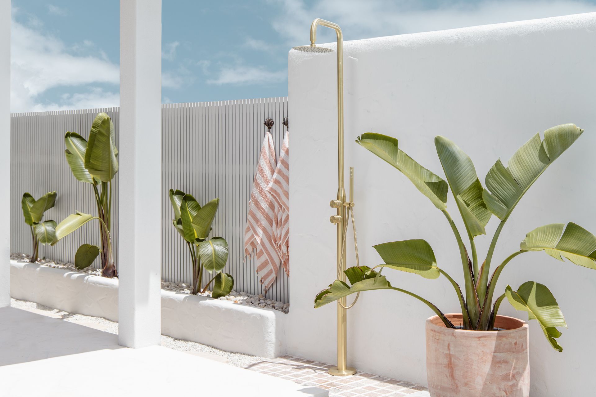 Sola Outdoor Shower Set by ABI Interiors
