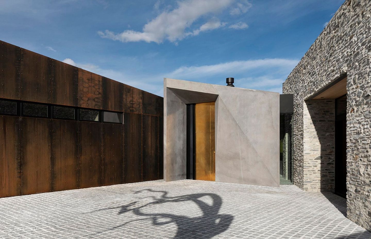 Concrete cladding is perfect for creating that strong industrial look.