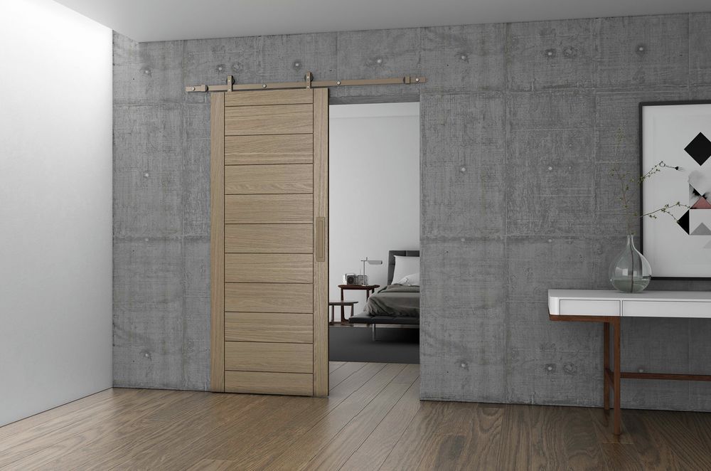 Innovative solutions like the Aluminium Sliding Door Kit shows how unique interior doors can be.
