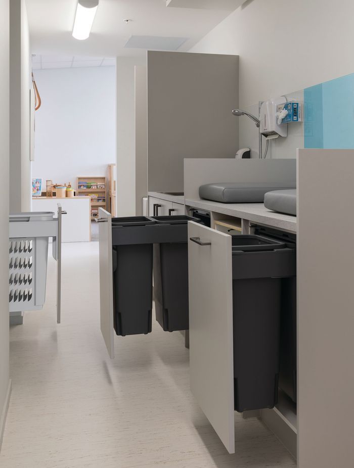 The smart way to deal with nappies and waste in a Childcare Centre.