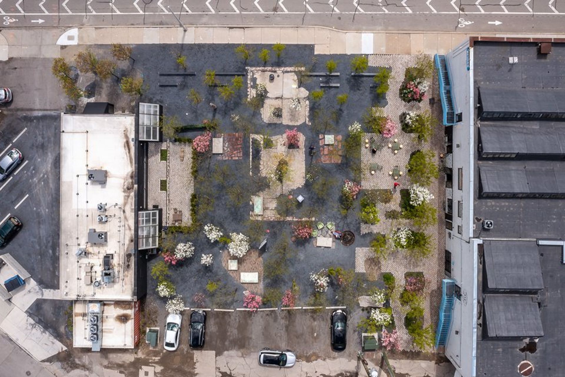 Oberlander Prize,, Core City Park Detroit, MI, Spring 2021. Photo credit Prince Concepts and The Cultural Landscape Foundation