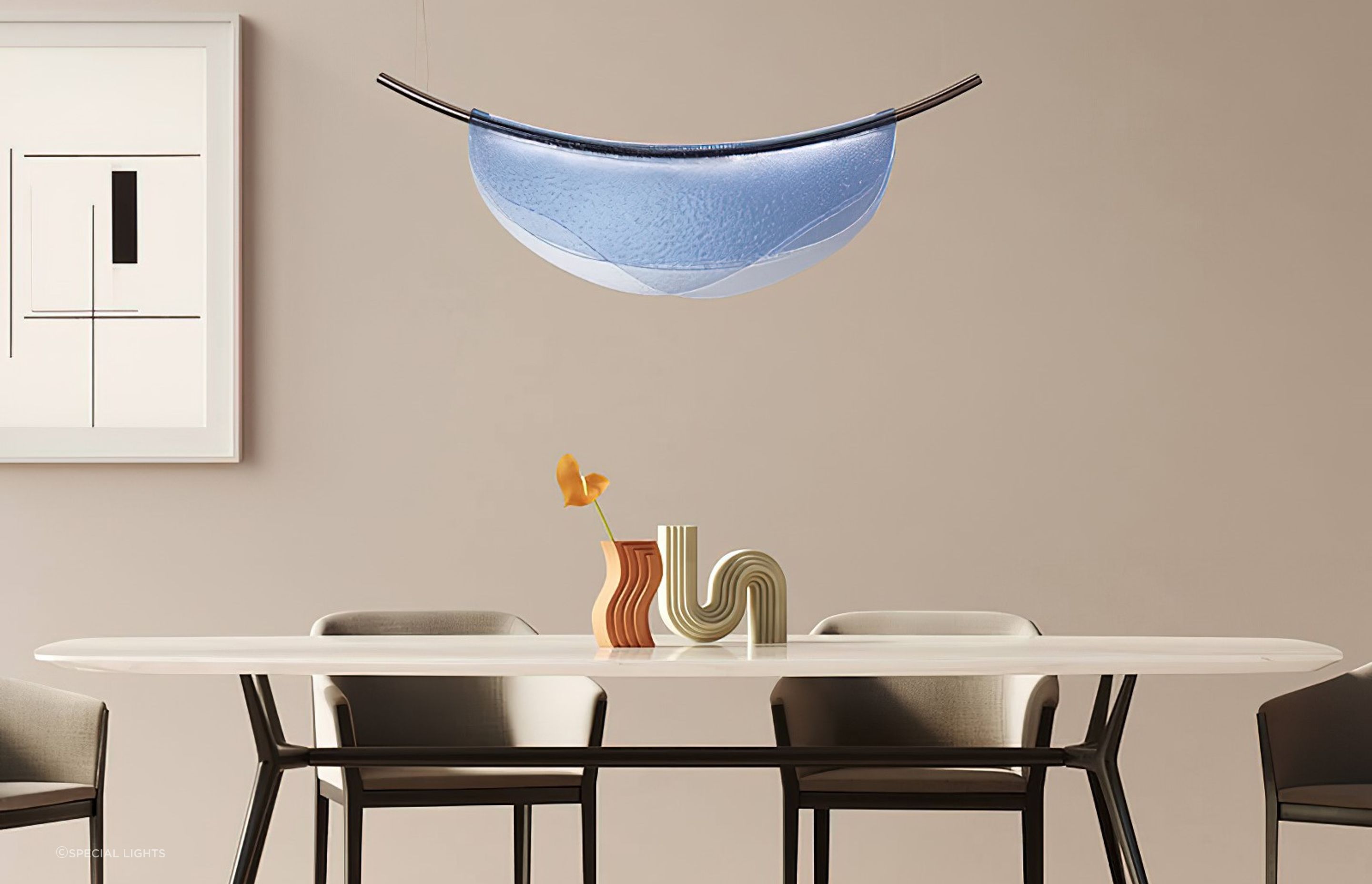 Inspired by famed artist Salvador Dali, the Dali SG Pendant Light is an example of craftsmanship at its best
