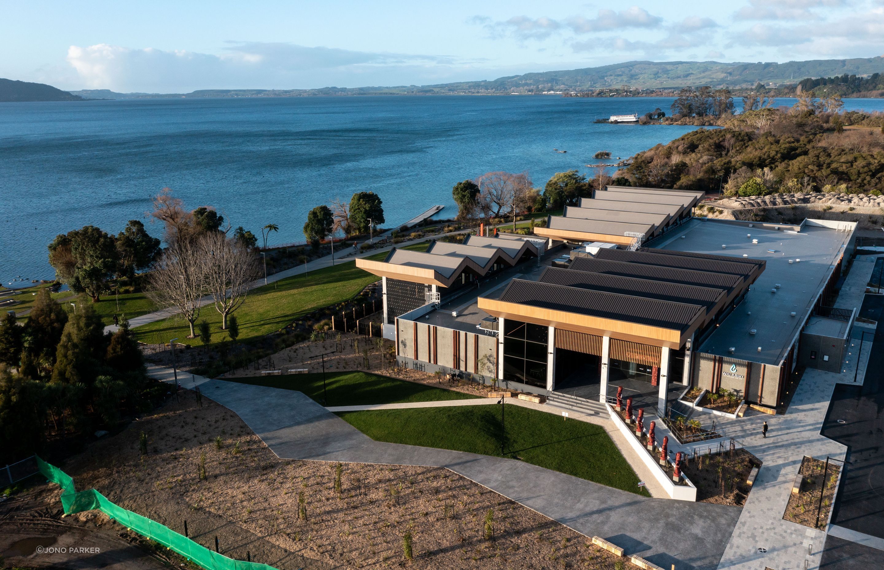 Wai Ariki has been built to take in the stunning views of Lake Rotorua