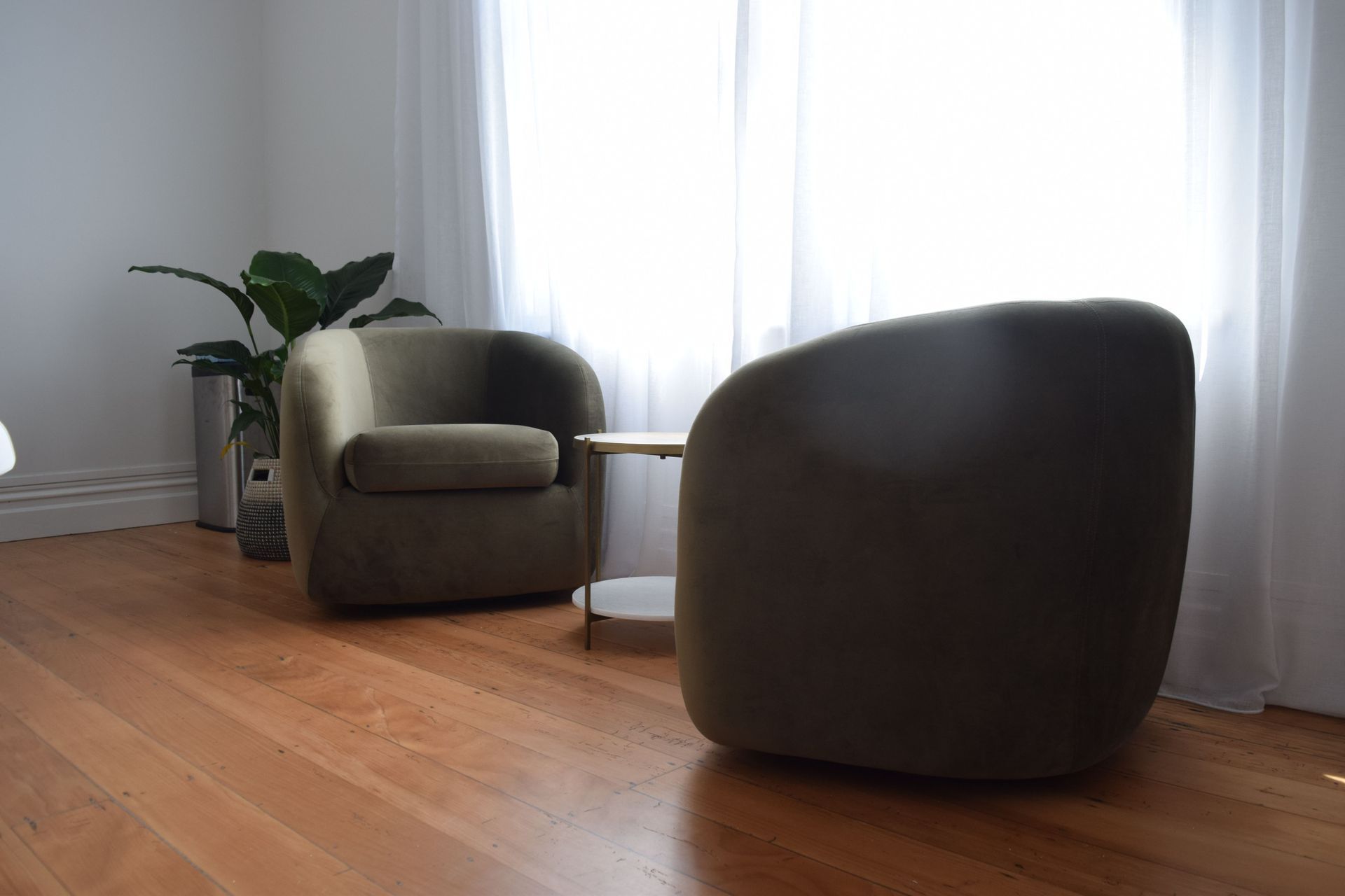 The carpet was pulled up to expose the kauri floorboards beneath, sanded and buffed to reveal this gorgeous honey glow.