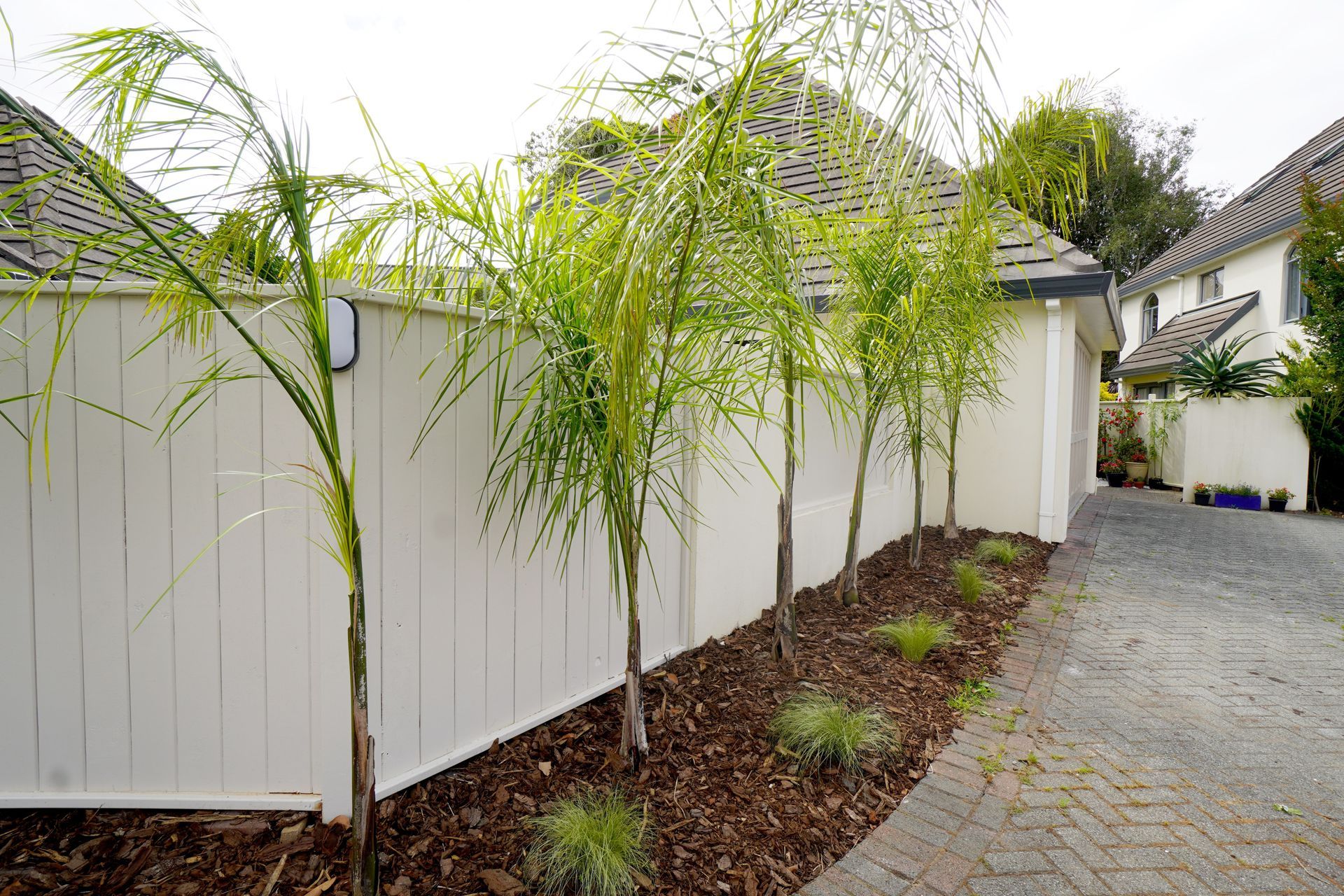 Paver Driveway was built in this home renovation in Epsom