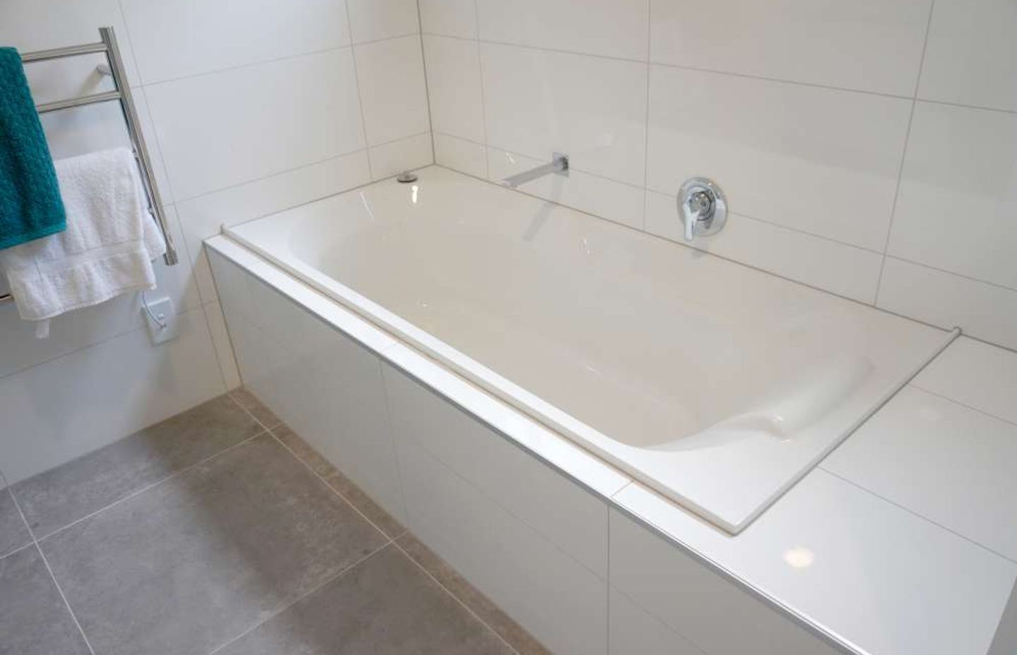 After a bathroom renovation in Hillsborough