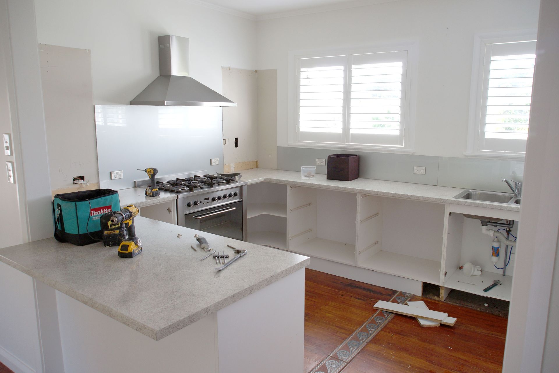 BEFORE the kitchen was renovated